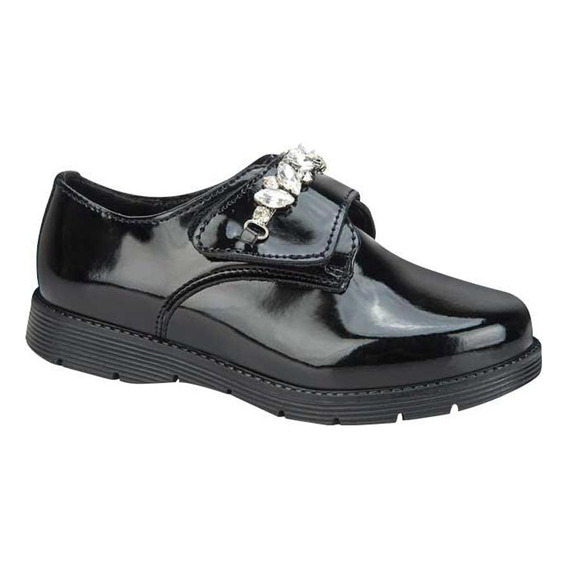 Zapato Escolar Vivis Shoes Kids Negro Niña 7523