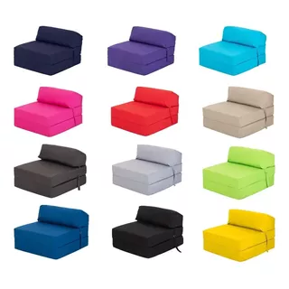 Colchon Convertible ,sillón Colores A Elegir