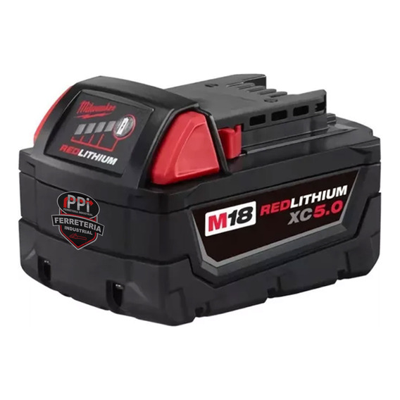 Batería 18 V 5,0 Ah Milwaukee M18 Red Lithium 4811-1850