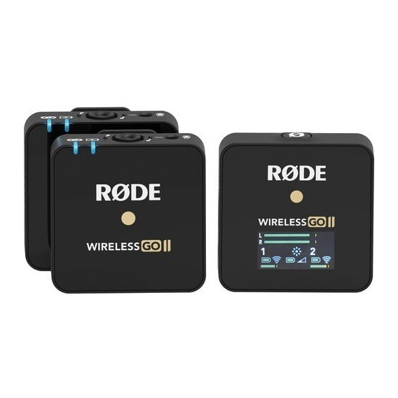 Rode Wireless Go Ii Black Kit 2 Micros Inalámbricos