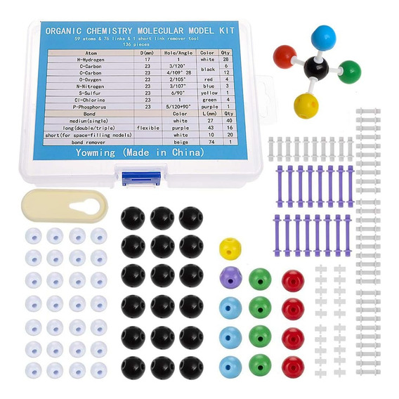 Kit Molecular De Química Orgánica Modelo Molecular Educativo