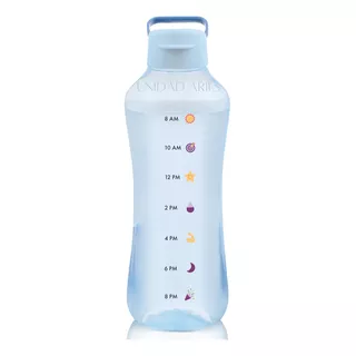 Botella Para Agua Aquavibe Motivacional De 2l Tupperware