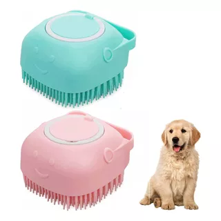 Cepillo De Silicona Para Jabón Con Depósito Para Mascotas © 