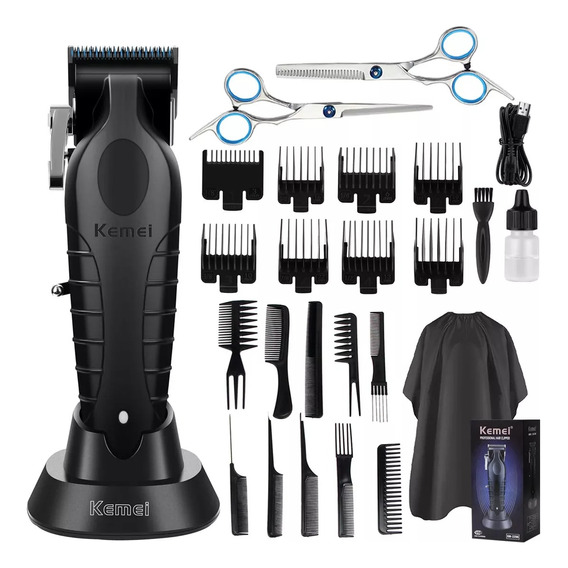 Kemeil 2296 Maquinas Para Cabello Trimer Cortadora Kit Barbe