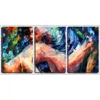 Quadro Canvas 45x96 Dança Sensual Arte