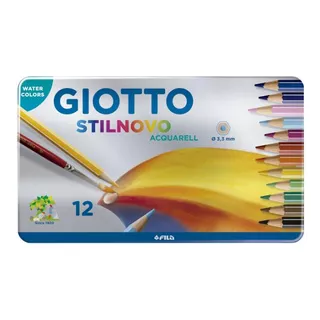 Colores Giotto Stilnovo Acuarelables X 12 Lata