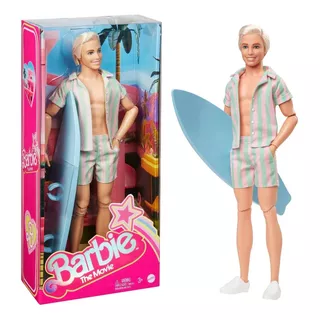 Muñeco Ken Barbie The Movie Tabla Surf 30 Cm Original Mattel