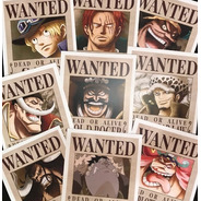 Cartel Wanted Grosos X 9 One Piece Se Busca - Animeras
