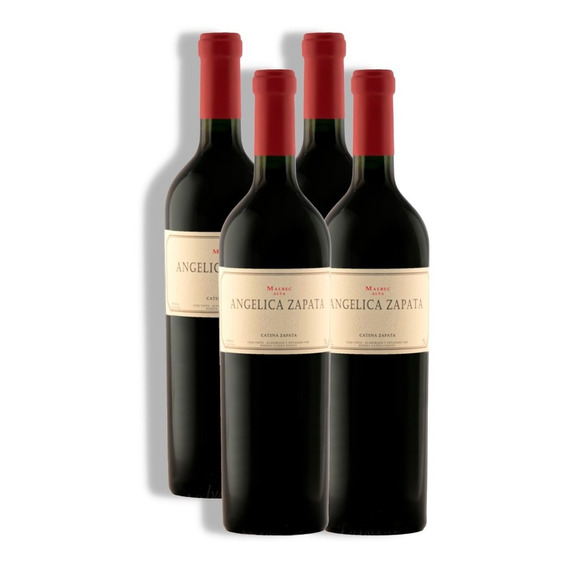 Vino Angélica Zapata  Malbec Alta Caja X4u 750ml Catena