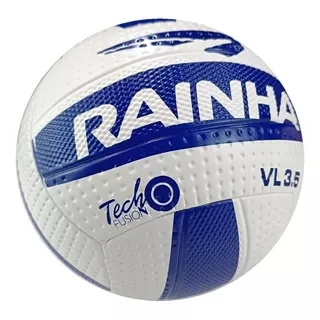 Bola De Vôlei 3.5 Rainha Quadra E Praia Profissional Cor Branco E Azul