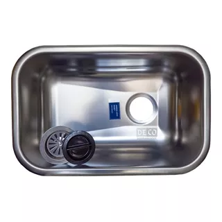 Pileta 18 Profundidad  Acero Inox. Jhonson Sobreponer