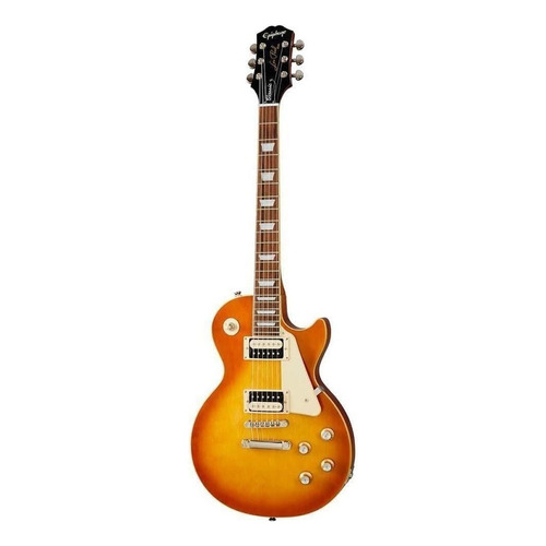 Guitarra eléctrica Epiphone Modern Collection Les Paul Classic de caoba honeyburst brillante con diapasón de laurel indio