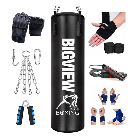 Costal De Boxeo Profesional Kit 1.2m Saco De Box Con Guantes