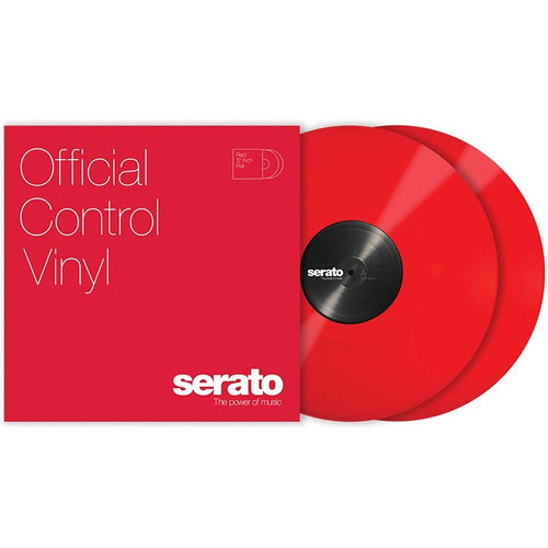 Serato Official Control Vinyl Red Color Rojo