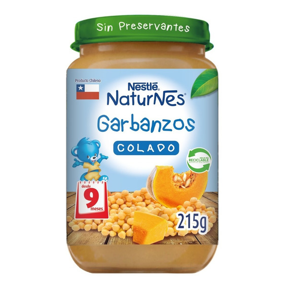 Colado Nestlé® Naturnes® Garbanzos 215g