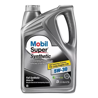 Aceite 100% Sintético Mobil Super Synthetic 5w-30 4.73l 