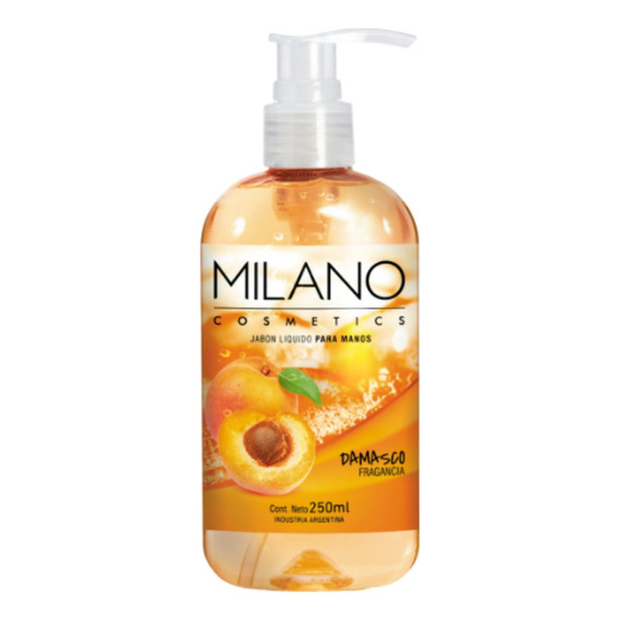 Jabón Líquido Para Manos Milano Saphirus Envase X 250ml 