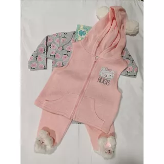 Ropa Conjunto Bebé Recién Nacido Pijama 0-3 Meses 