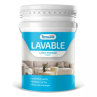 Pintura Tersuave Latex Lavable Interior Mate 20 Lts