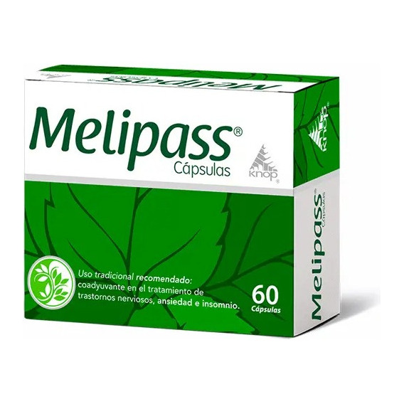 Melipass 2 Cajas De 60 Capsulas C/u (tranquilizante Natural)