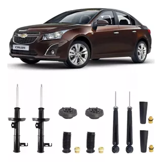 Kit 4 Amortecedor Cruze 2011 2012 2013 2014 2015 + Kit Baten