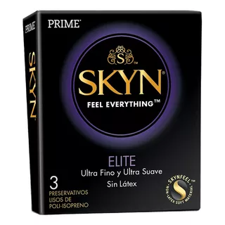 Preserv. Prime Skyn Sin Látex Elite Ultra Fino | Cajita X 3u