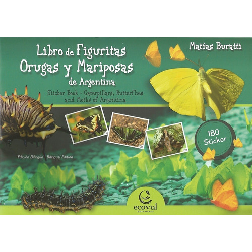 Libro De Figuritas Orugas Y Mariposas De Argentina - Ecoval