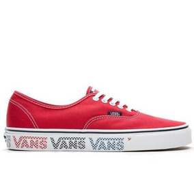 vans originales hombre rojas