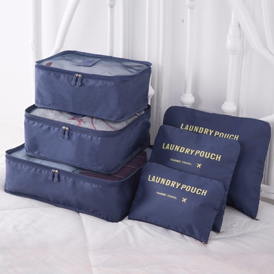 Set 6 Bolsas De Viaje Empacar Organizar Maleta Hombre Mujer