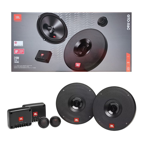 Set De Medios Jbl Gto-x6c De 6 1/2  De 70 Watts Rms