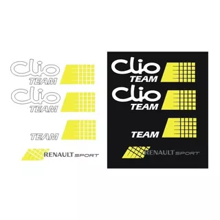 Calcomanías Para Renault Clio Sport  Team