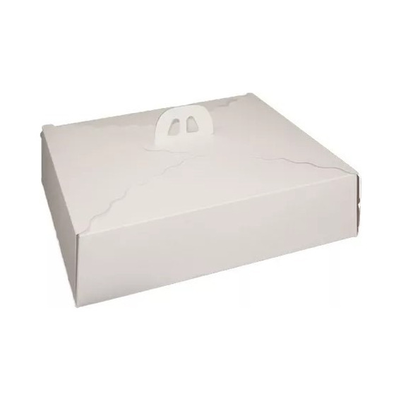 Caja Blanca Torta Postres 35x45x12cm X 5 Unidades