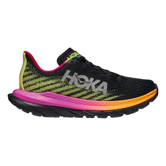 Tenis Running Hoka Mach 5 Negro Mujer 1127894bkml