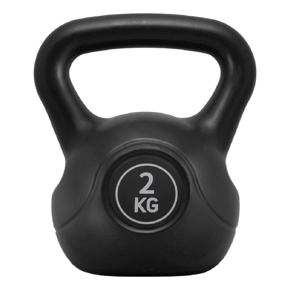 Pesa Rusa Kettlebell 2 Kg Fitness Entrenamiento Negro