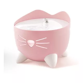 Bebedero Para Mascotas Automático Catit Pixi Con Capacidad De 2l Color Rosa 110v/220v