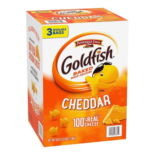Galletas Goldfish Cheddar Pepperidge Farms 1.64 Kg