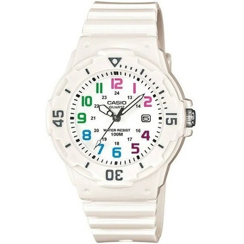 Reloj Mujer Casio Cod: Lrw-200h-7b Joyeria Esponda Color de la malla Blanco Color del bisel Blanco Color del fondo Blanco