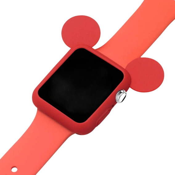 Case Funda Micke Y M Color Rojo Para Smartwatch 42mm Y 44mm