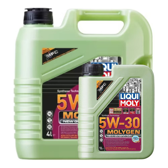 Aceite 5w30 Liqui Moly New Generation Full Sintetico Dpf 5lt