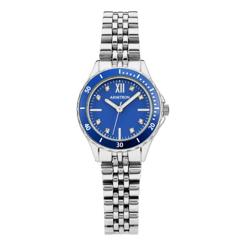 Reloj Armitron Silver Collection Plata 755730blsvwm Mujer