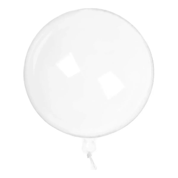 12 Globos Burbuja Transparente 45 Cm
