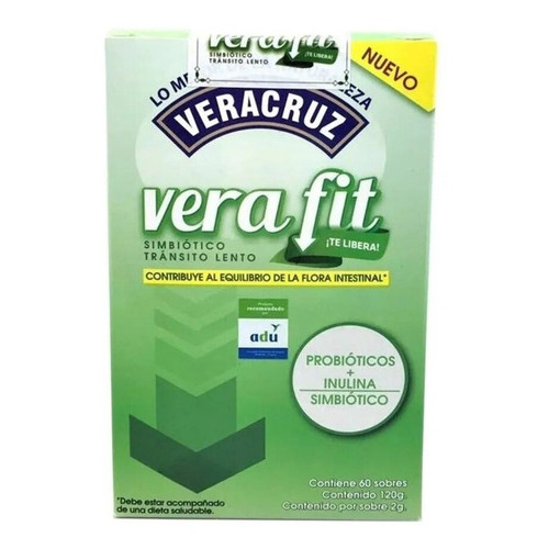 Verafit® Veracruz X 60 Sobres | Inulina + Probióticos Sabor Sin Sabor