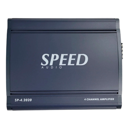 Amplificador Automotriz 4 Canales Speed Sp-4.2020 Color Azul obscuro
