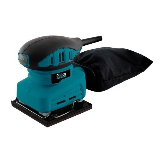 Lixadeira Orbital 250w Philco Plo01 Com Coletor De Pó