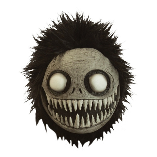 Máscara Nightmare Creepy Monstruo Para Halloween Ghoulish Color Negro