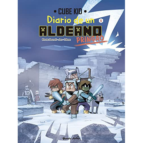 Minecraft Diario De Un Aldeano Pringao Comic 5: Un Festin Memorable, De Cube Kid. Editorial Planeta Junior, Tapa Dura En Español, 2023