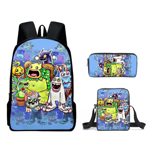 Mochila Amazon Stray Kids Rodeando A Estudiantes De Gran Cap Color G Diseño de la tela Backpack
