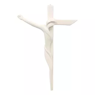 Cristo Regalo De Boda Y Primera Comunión Crucifijo Blanco