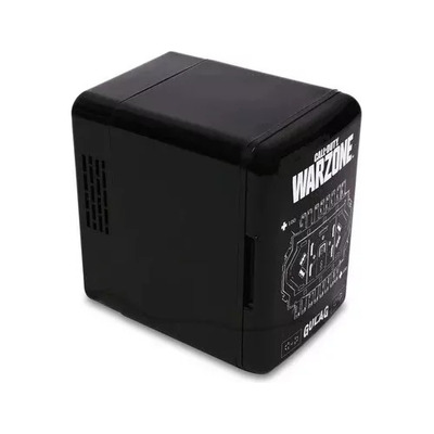 Mini Refrigerador Negro Cod Warzone Capacidad 6 Latas