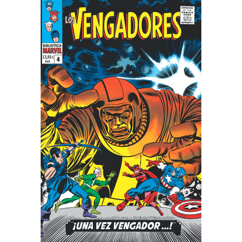 Bibm41 Vengadores 4 1965-66 Vengador Una, De Stan Lee. Editorial Panini Comics En Español